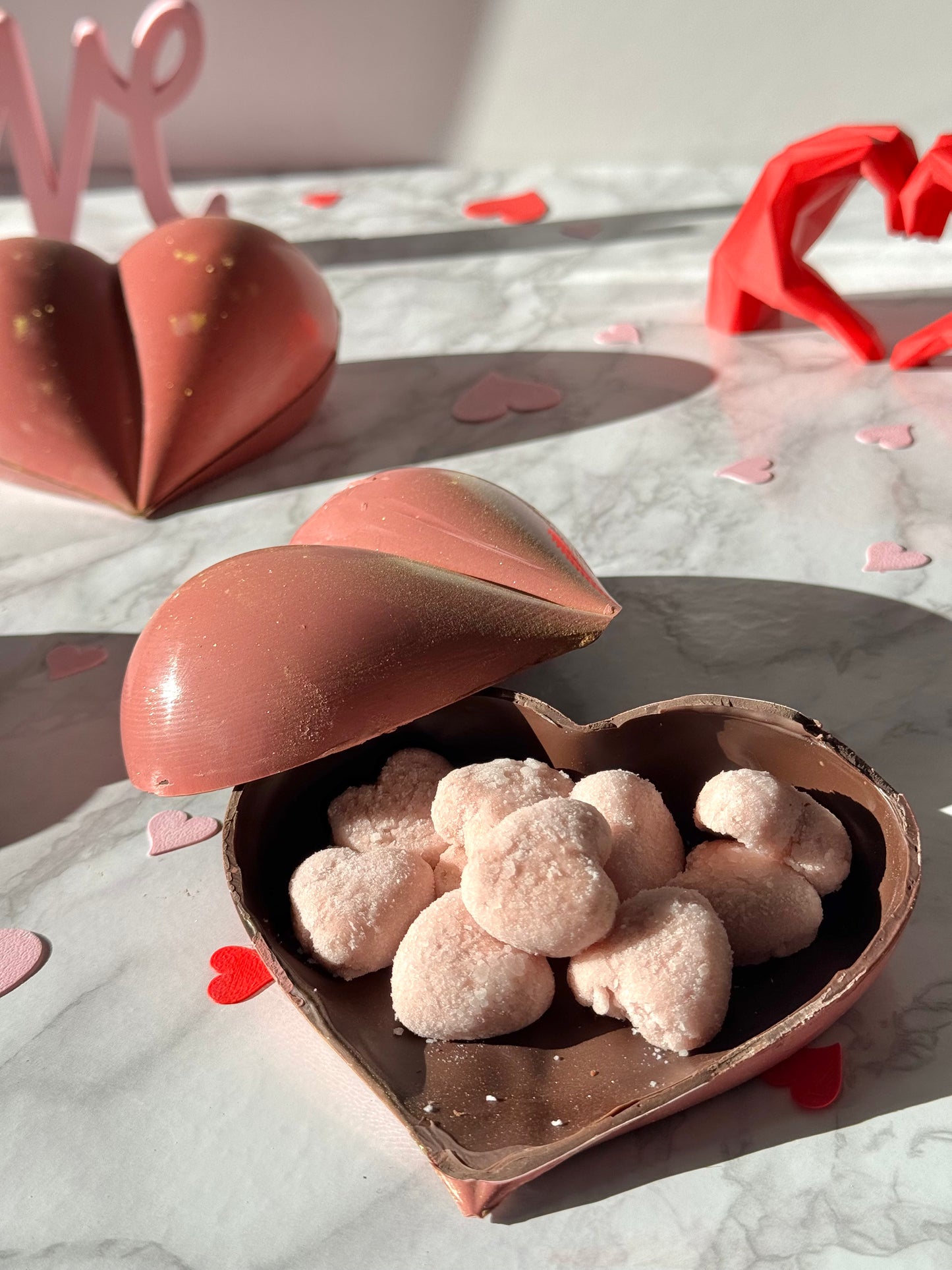 Cuore ripieno di marshmallow