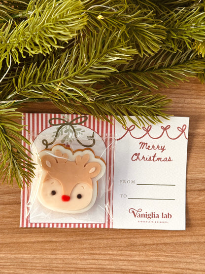 Mini biscotto con postcard