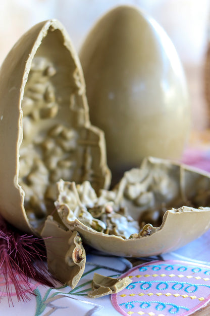 Uovo pistacchio e sale