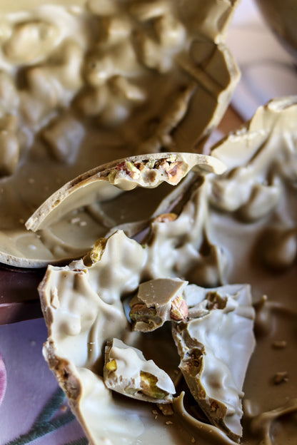 Uovo pistacchio e sale