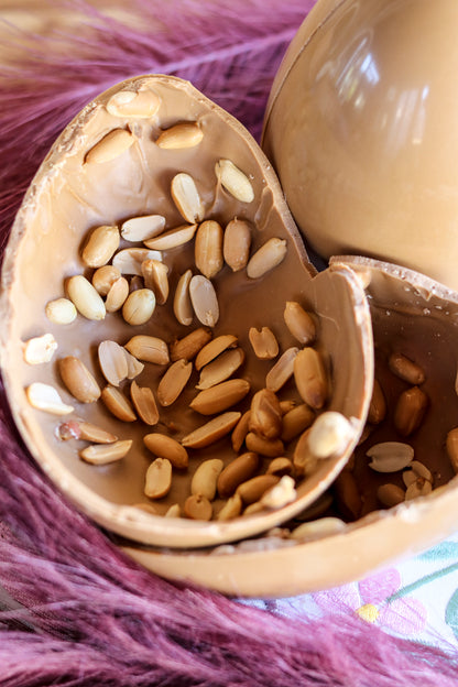 Uovo caramello e arachidi