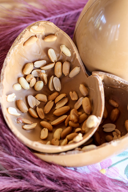 Uovo caramello e arachidi